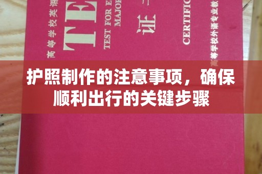 港闸护照制作的注意事项，确保顺利出行的关键步骤